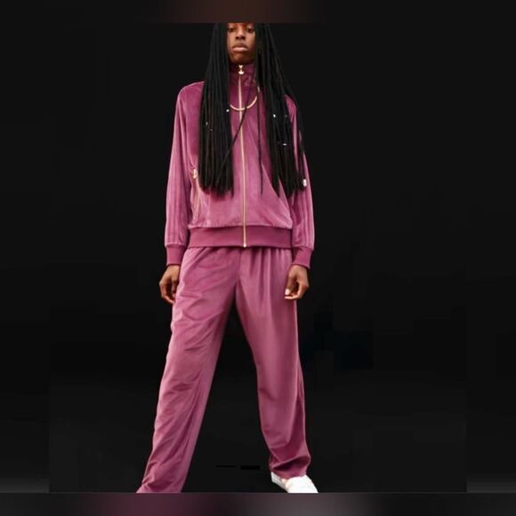 Adidas Originals - ADICOLOR VELOUR TRACK PANTS - M - Picture 1 of 11